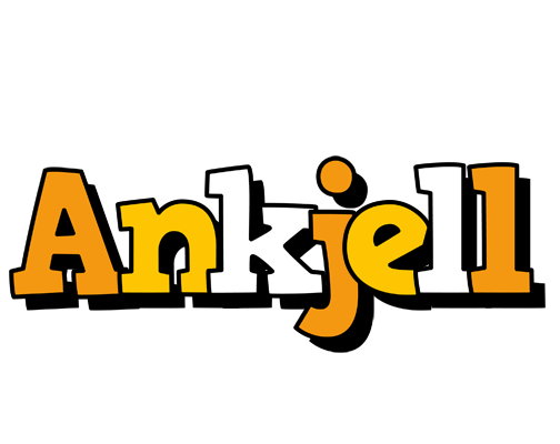 Ankjell cartoon logo
