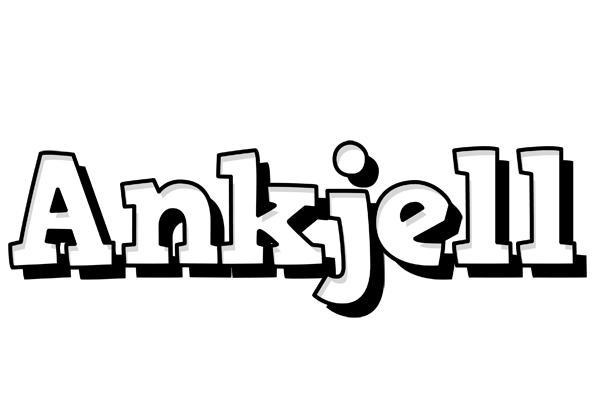 Ankjell snowing logo
