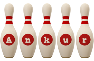 Ankur bowling-pin logo