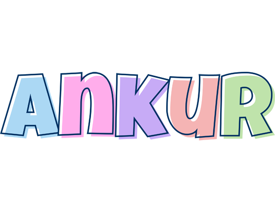 Ankur pastel logo