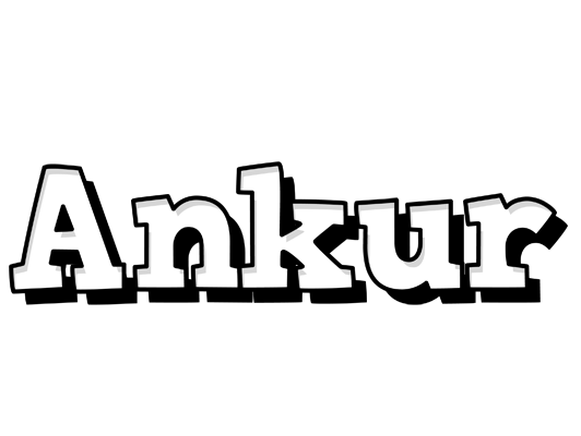 Ankur snowing logo