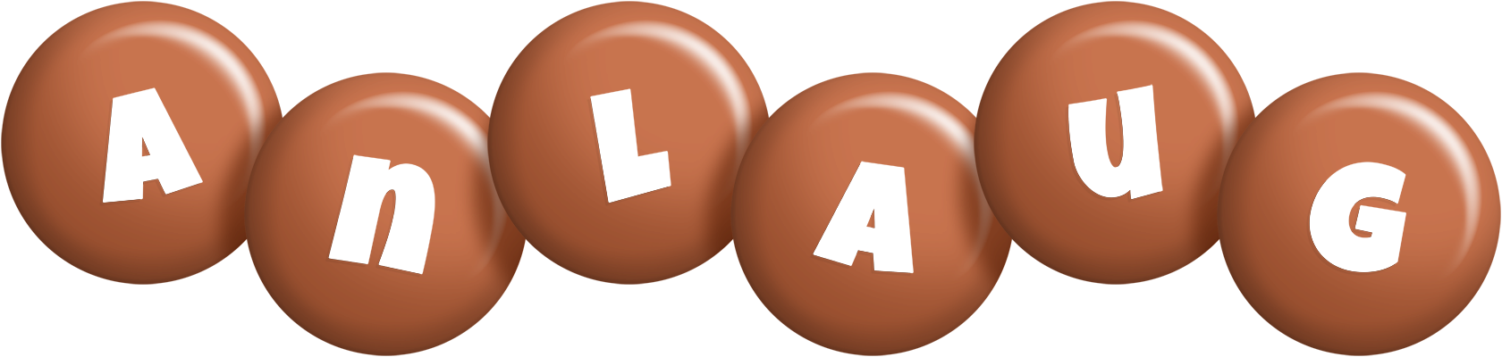 Anlaug candy-brown logo