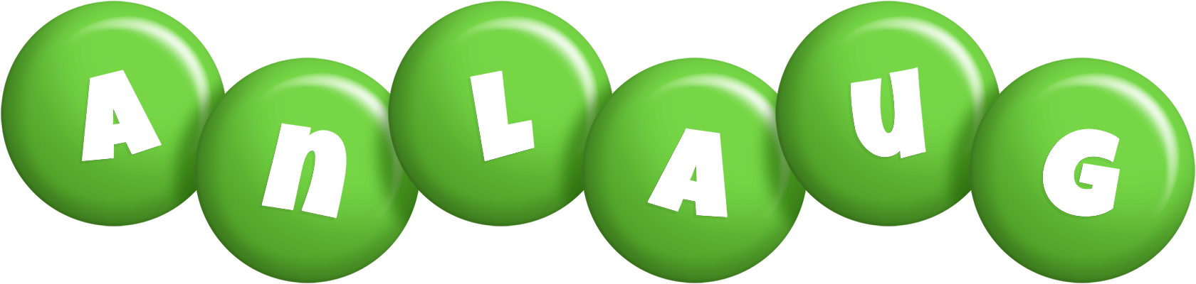 Anlaug candy-green logo
