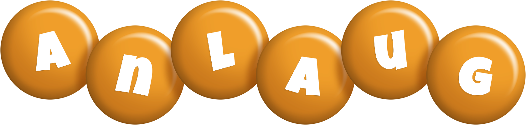 Anlaug candy-orange logo