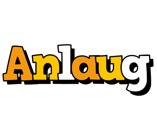 Anlaug cartoon logo