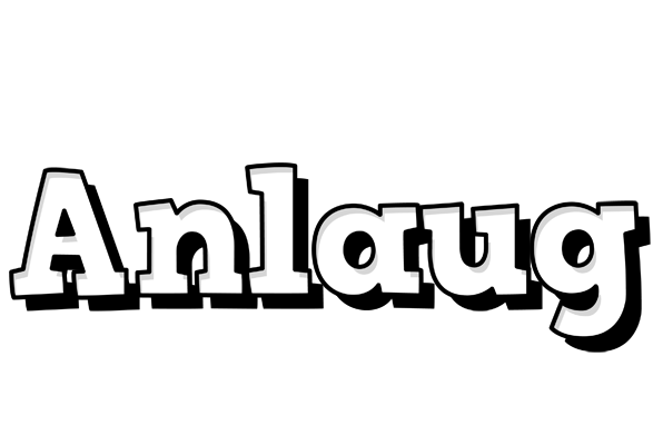 Anlaug snowing logo