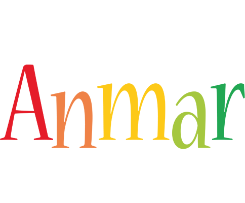 Anmar birthday logo