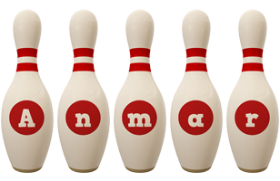 Anmar bowling-pin logo