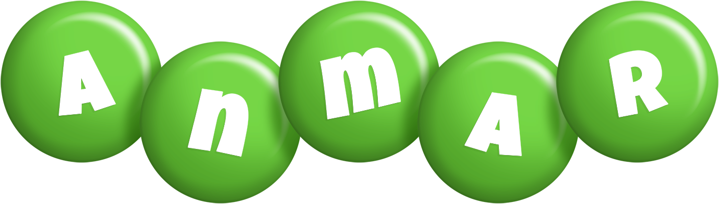 Anmar candy-green logo