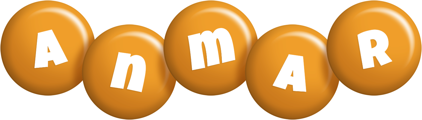 Anmar candy-orange logo