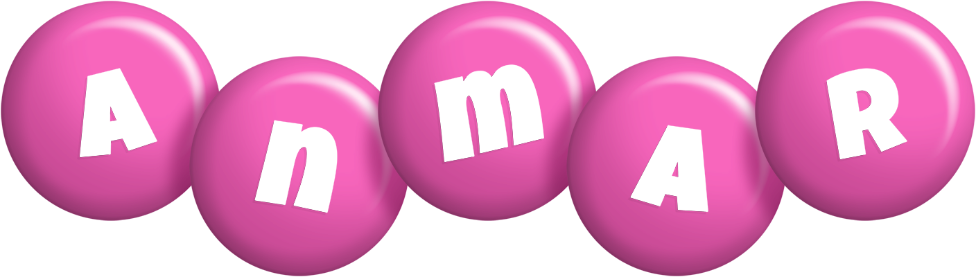 Anmar candy-pink logo