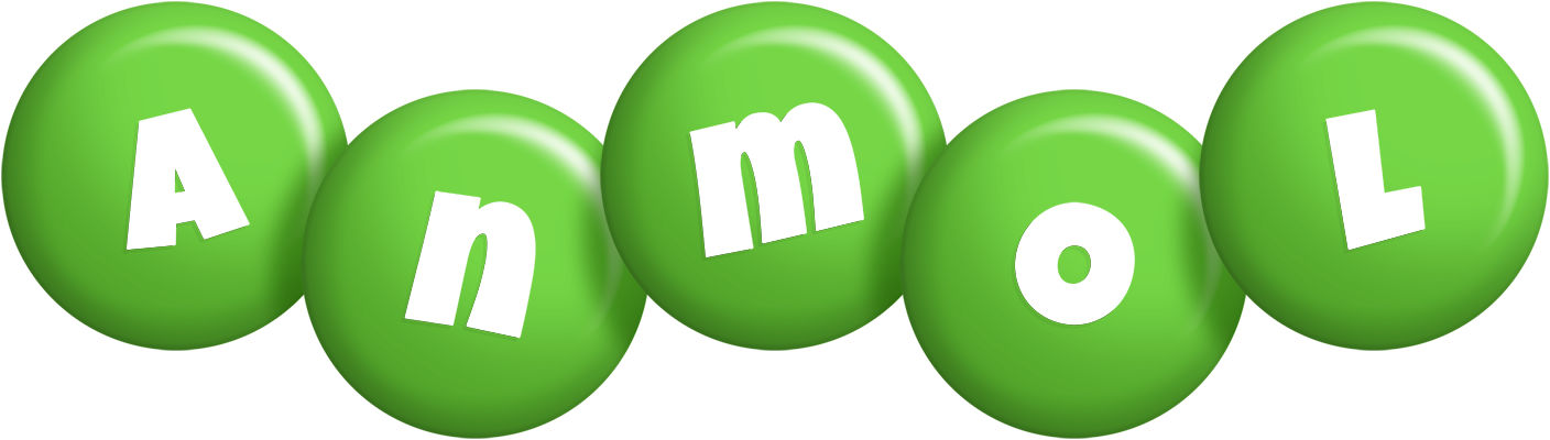 Anmol candy-green logo