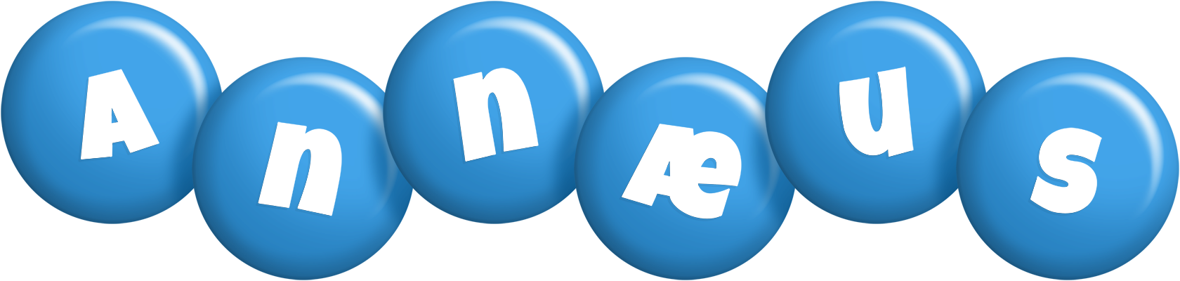 Annæus candy-blue logo