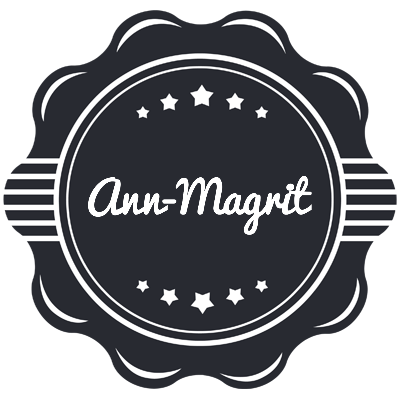 Ann-Magrit badge logo