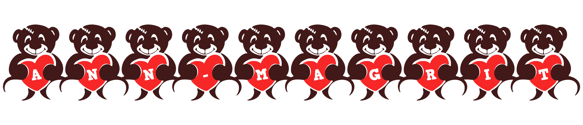 Ann-Magrit bear logo