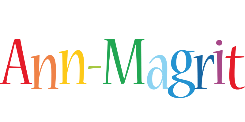 Ann-Magrit birthday logo