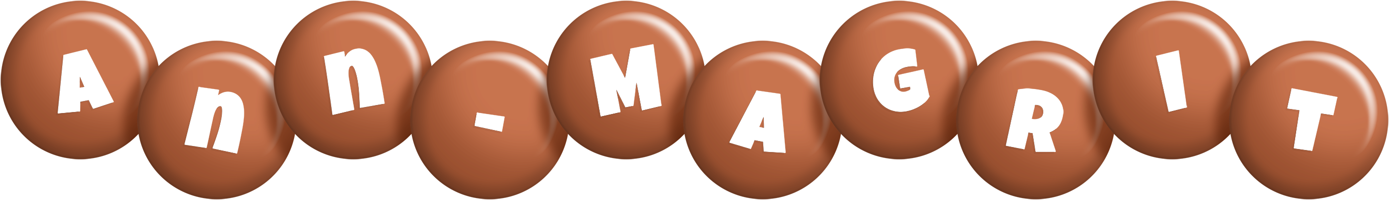 Ann-Magrit candy-brown logo