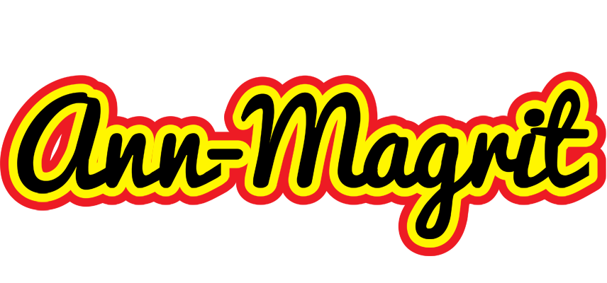 Ann-Magrit flaming logo