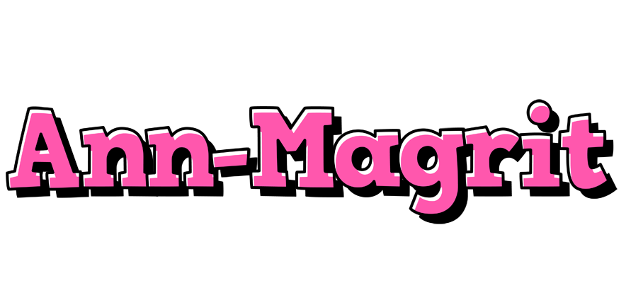Ann-Magrit girlish logo