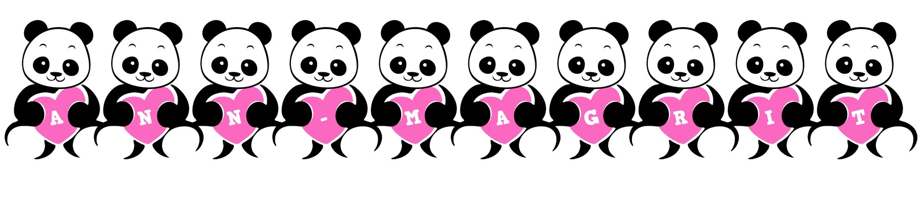Ann-Magrit love-panda logo