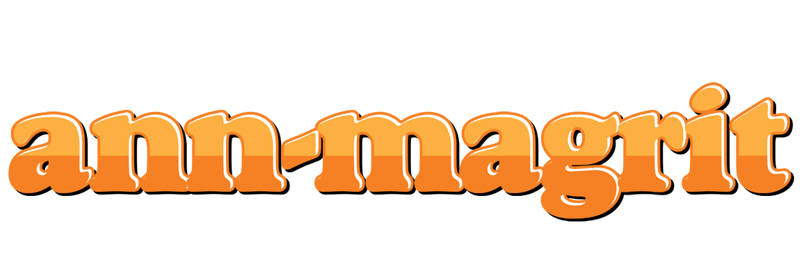 Ann-Magrit orange logo
