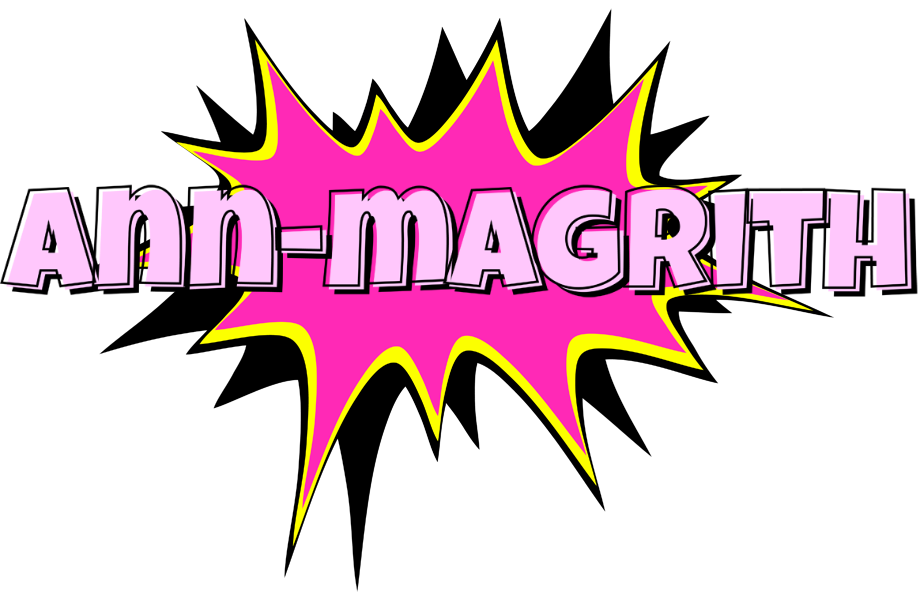 Ann-Magrith badabing logo