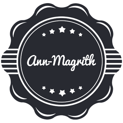 Ann-Magrith badge logo