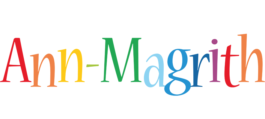 Ann-Magrith birthday logo