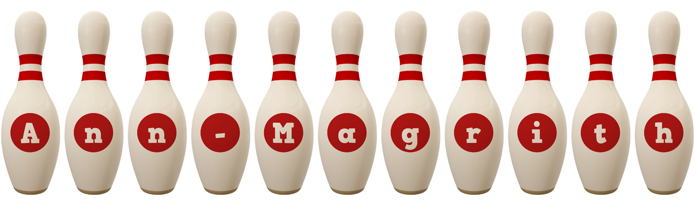 Ann-Magrith bowling-pin logo