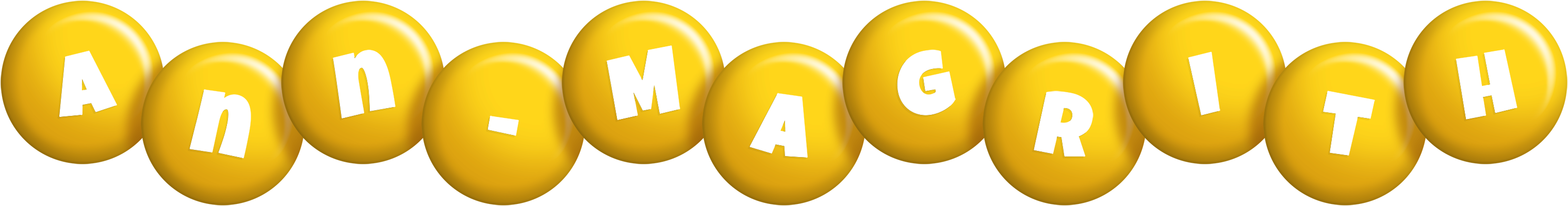 Ann-Magrith candy-yellow logo