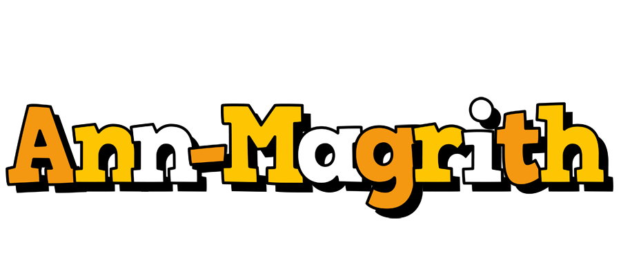 Ann-Magrith cartoon logo