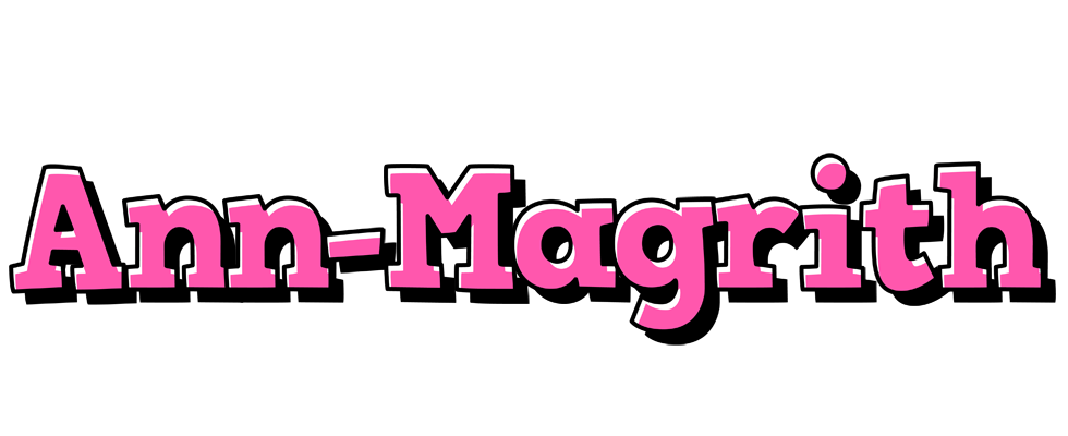 Ann-Magrith girlish logo