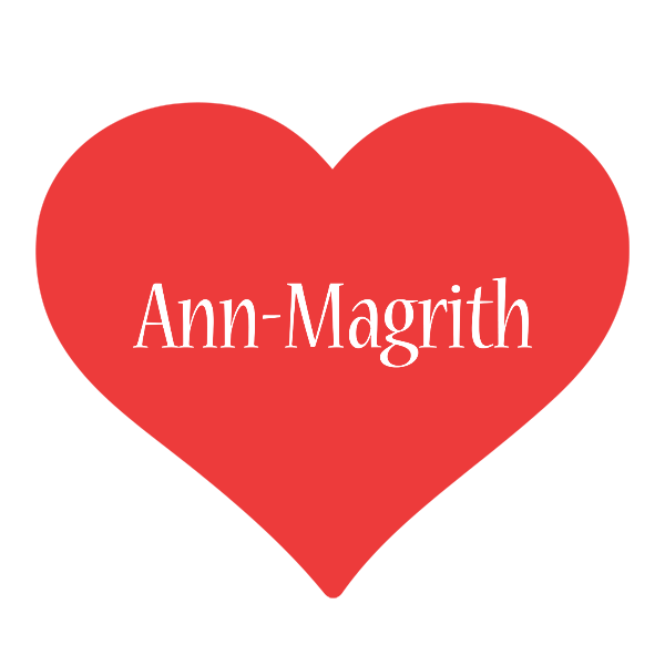 Ann-Magrith love logo
