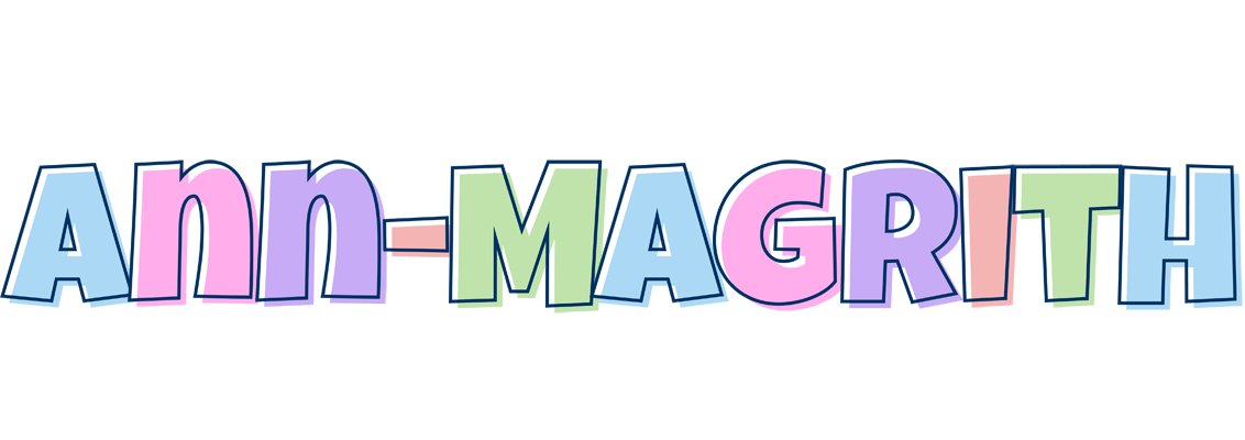 Ann-Magrith pastel logo