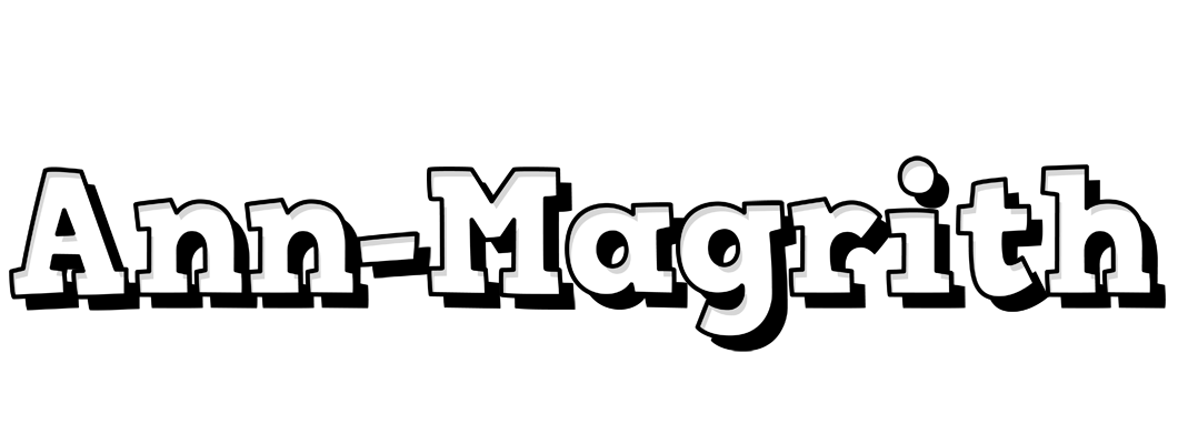 Ann-Magrith snowing logo