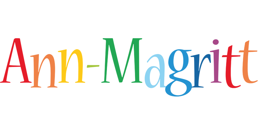 Ann-Magritt birthday logo