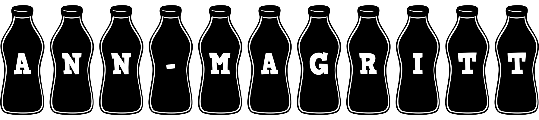 Ann-Magritt bottle logo