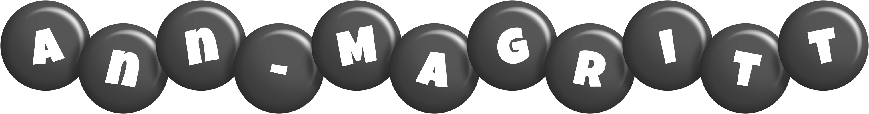 Ann-Magritt candy-black logo
