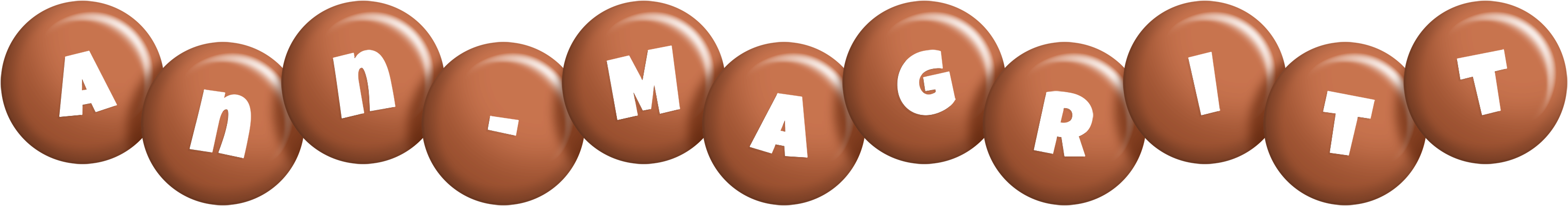 Ann-Magritt candy-brown logo