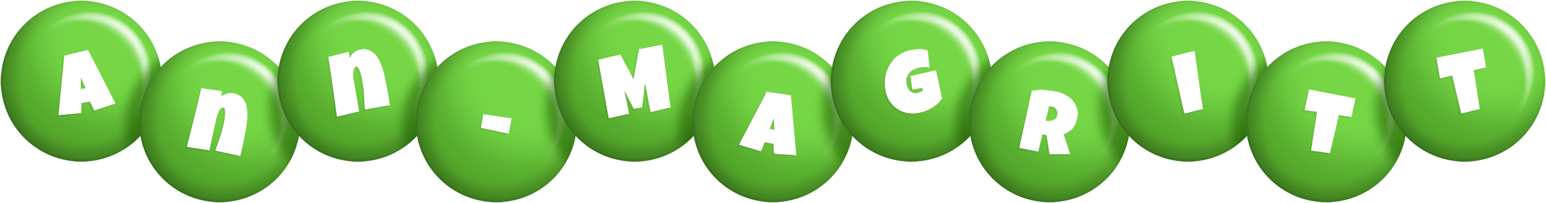 Ann-Magritt candy-green logo