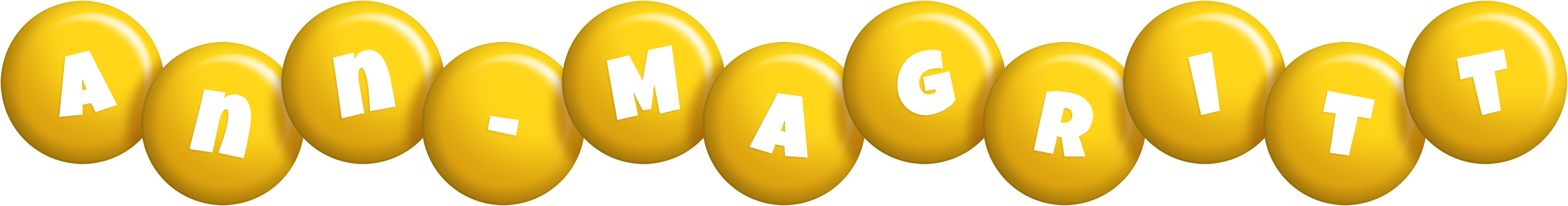 Ann-Magritt candy-yellow logo