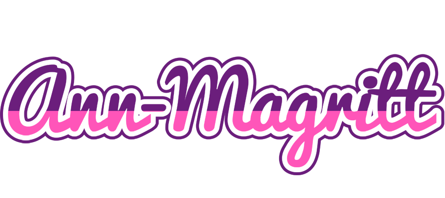 Ann-Magritt cheerful logo