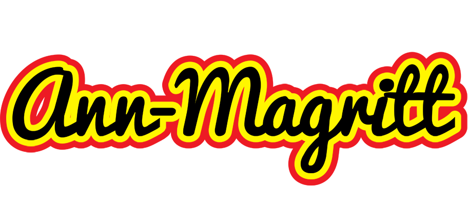 Ann-Magritt flaming logo