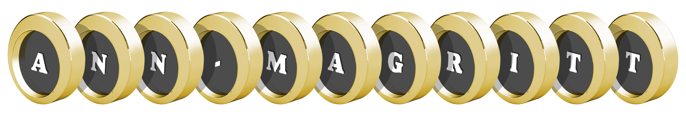 Ann-Magritt gold logo