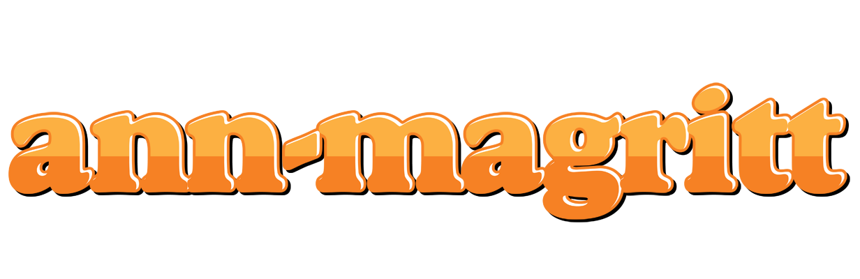 Ann-Magritt orange logo