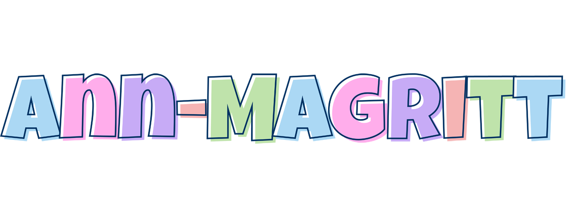 Ann-Magritt pastel logo