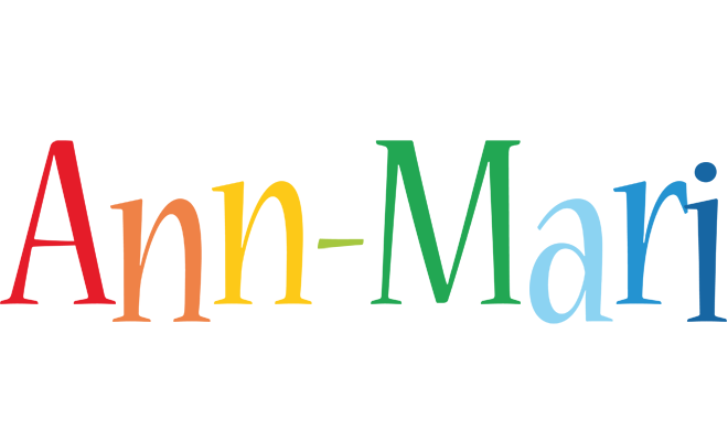 Ann-Mari birthday logo