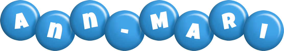 Ann-Mari candy-blue logo