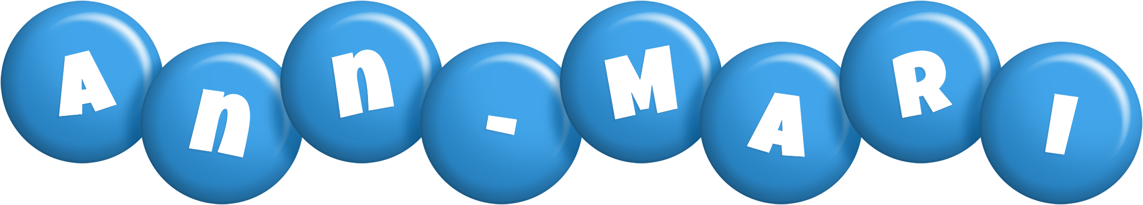 Ann-Mari candy-blue logo
