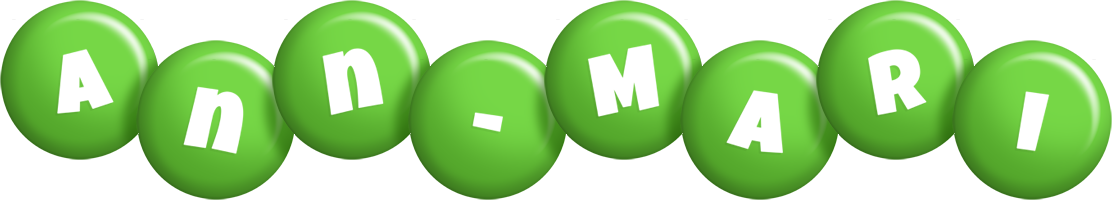 Ann-Mari candy-green logo